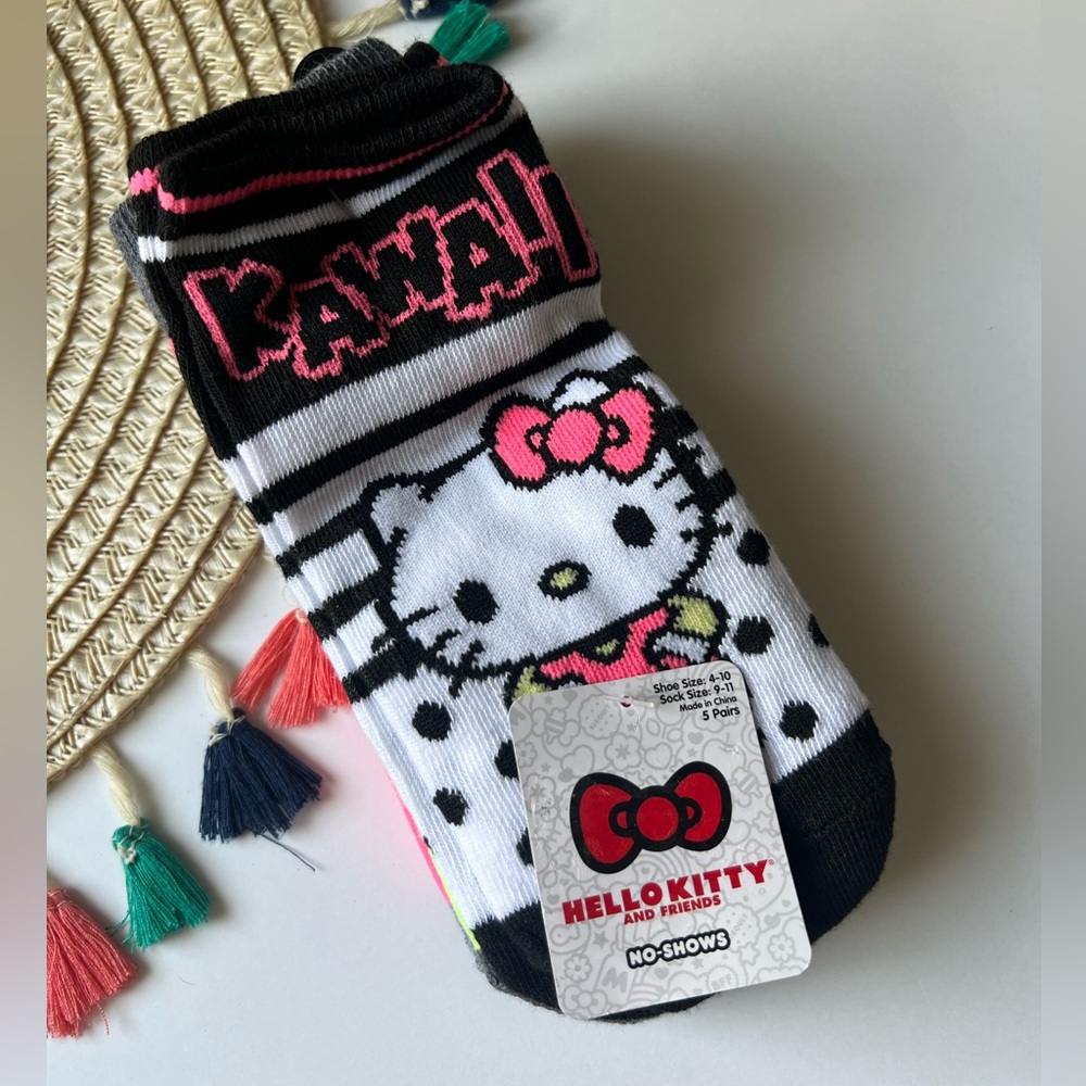 Hello Kitty And Friends 5 Pack Socks NEW